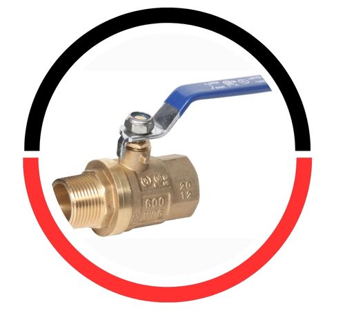600 Cwp 3 Way Ball Valve 1 inch