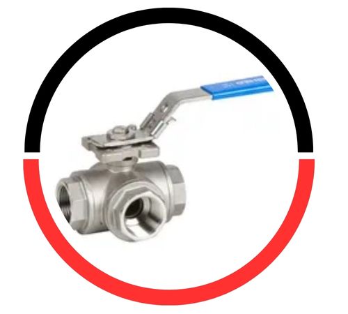 CF8M Stainless Steel High Pressure 3 Way Ball Valve