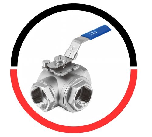 Stainless Steel 3 Way Ball Valve