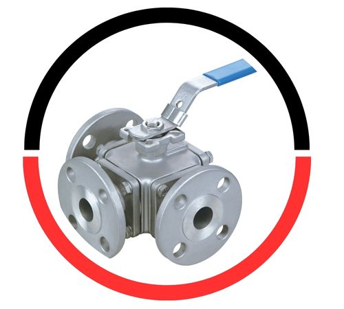 Stainless Steel 3 Way Ball Valve
